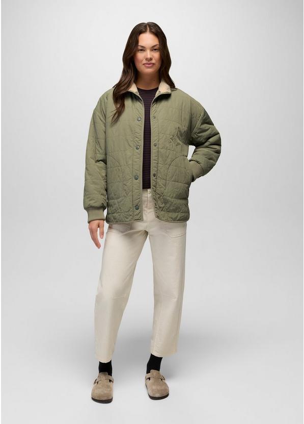 Encinitas Reversible Coat, Color: Sage / Stone, image 7