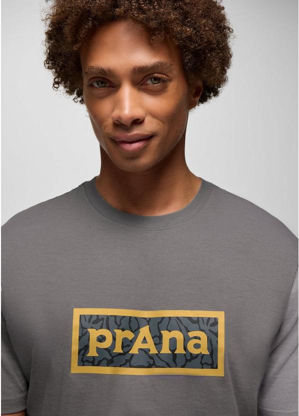 prAna Ingrained Graphic Tee, Color: Pewter, image 3