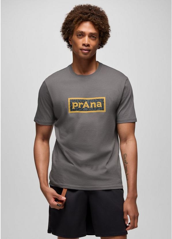 prAna Ingrained Graphic Tee, Color: Pewter, image 1