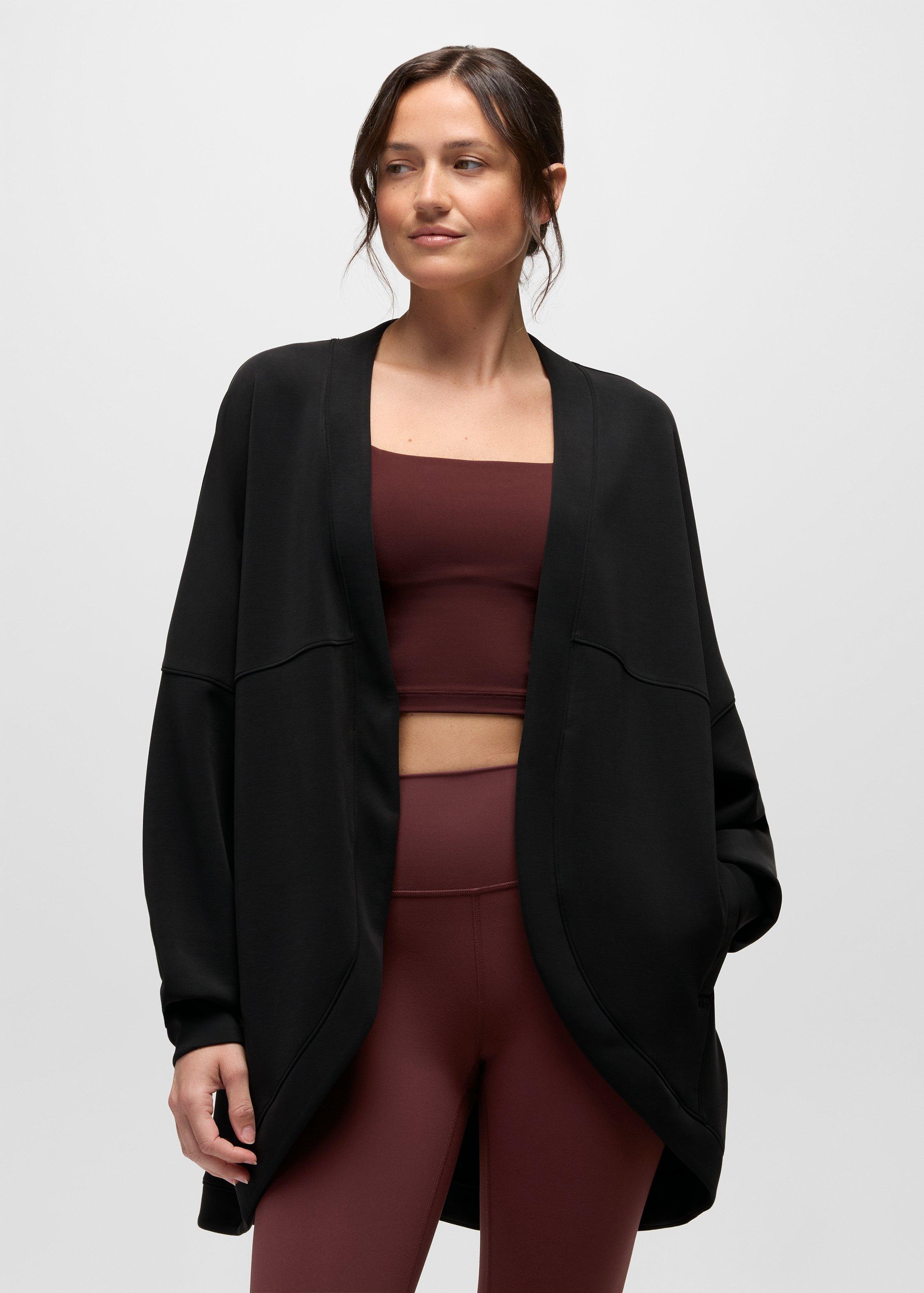 Womens prAna Shea Soft Cardigan - Black