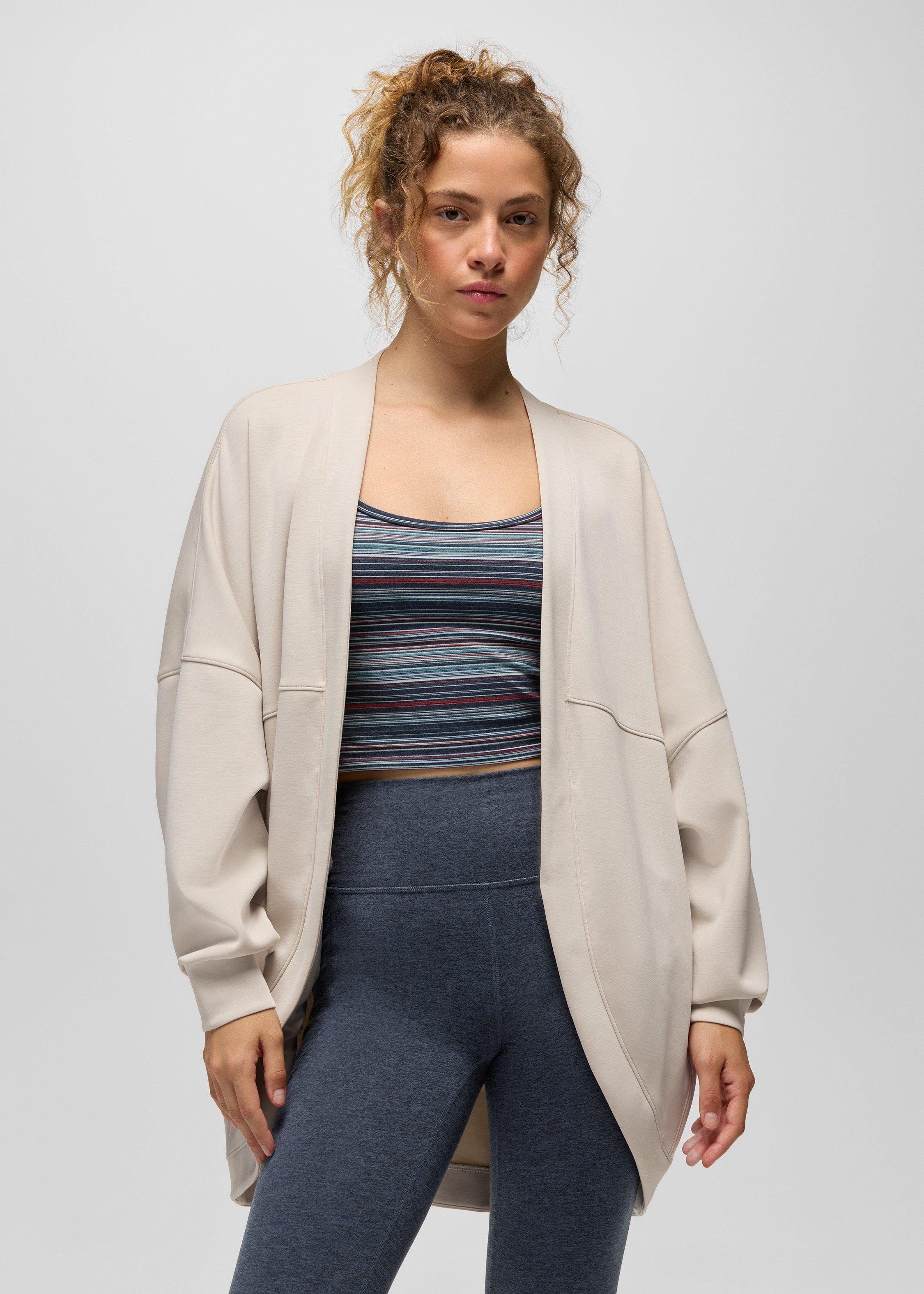 Womens prAna Shea Soft Cardigan - Almond