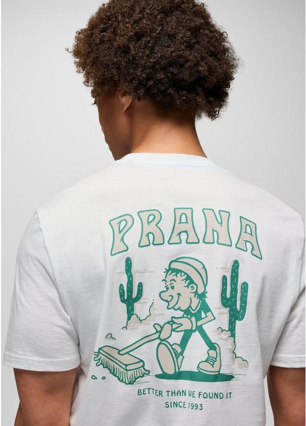 prAna Future Steward Graphic Tee, Color: Soft White, image 4