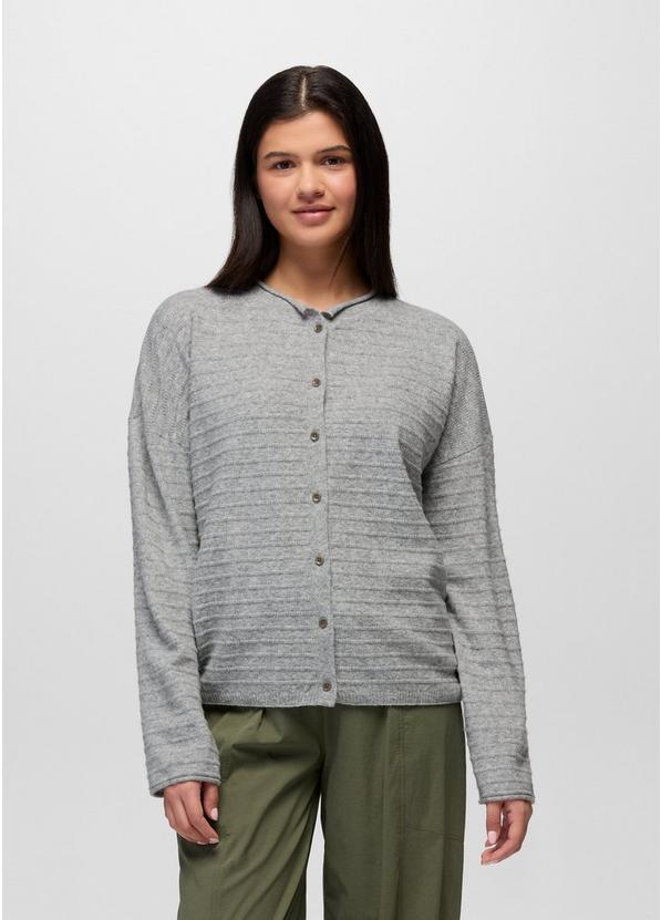 Three Falls Cardigan, Color: Heather Grey, image 1