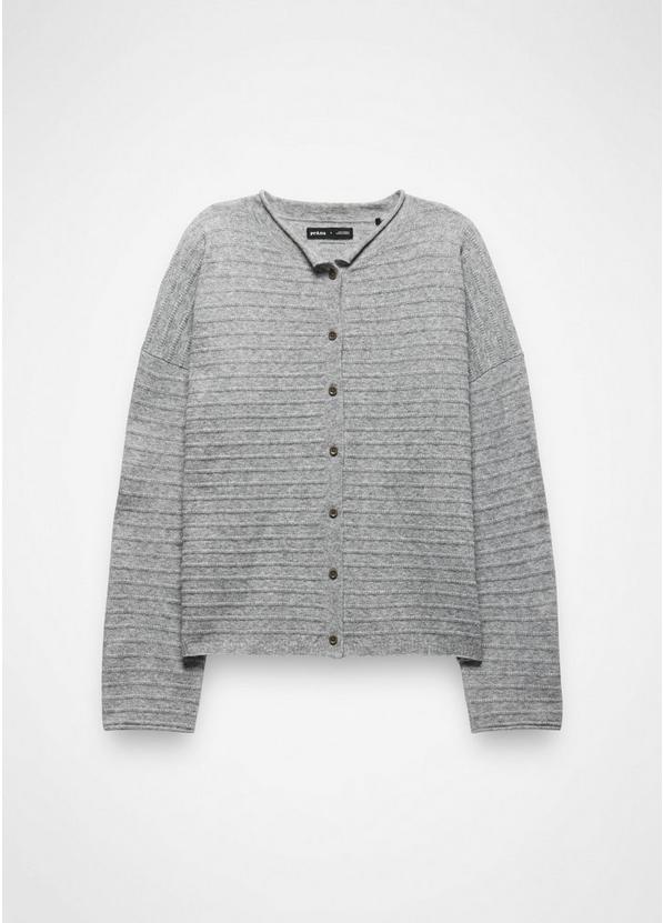 Three Falls Cardigan, Color: Heather Grey, image 7