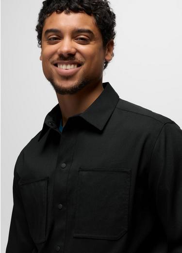 Stretch Zion Long Sleeve Shirt, Color: Black, image 7
