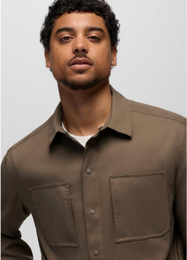 Stretch Zion Long Sleeve Shirt, Color: Mud, image 3