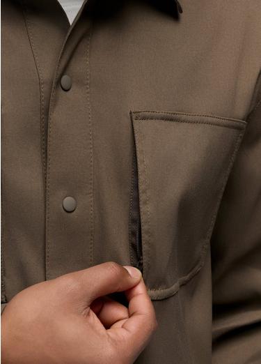 Stretch Zion Long Sleeve Shirt, Color: Mud, image 16