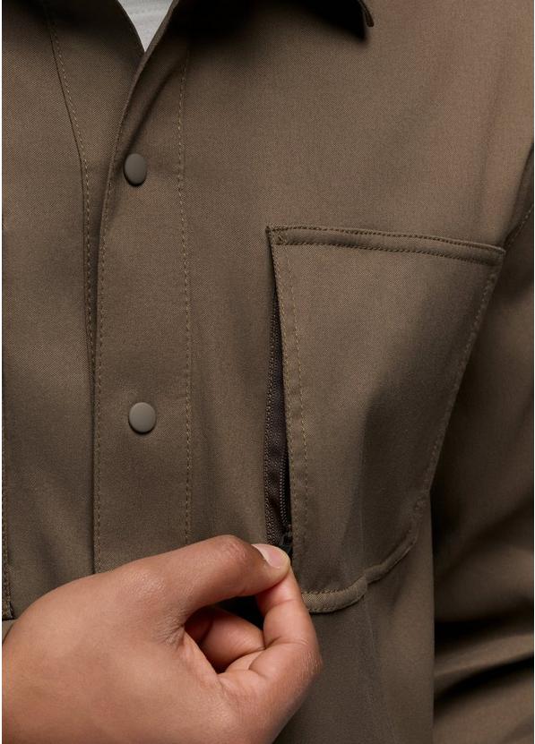 Stretch Zion Long Sleeve Shirt, Color: Mud, image 4