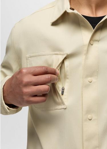 Stretch Zion Long Sleeve Shirt, Color: Beach Pebble, image 4