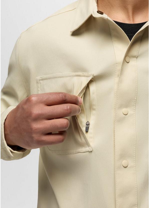 Stretch Zion Long Sleeve Shirt, Color: Beach Pebble, image 4