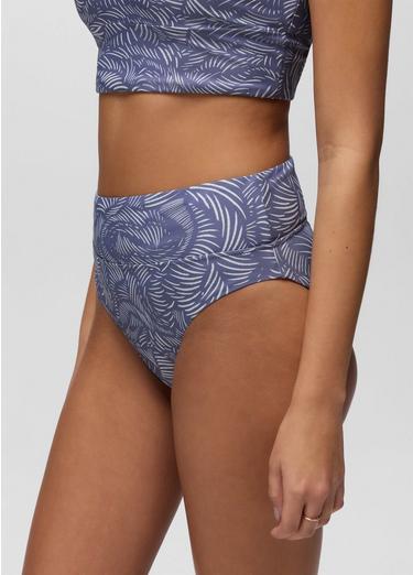 Summer Wave High Rise Swim Bottom, Color: Taro Currents, image 14