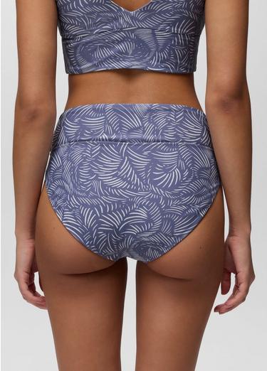 Summer Wave High Rise Swim Bottom, Color: Taro Currents, image 15