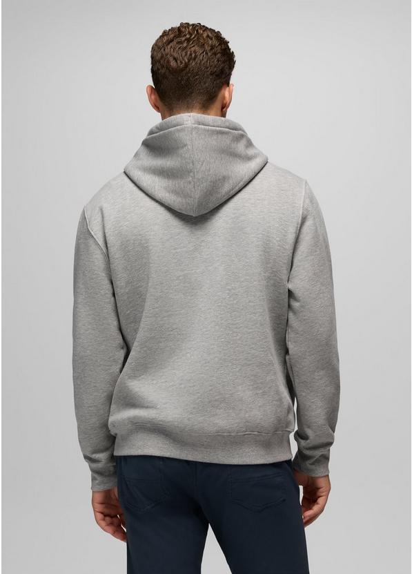 prAna Fleece Full Zip Hoodie, Color: Heather Grey, image 2