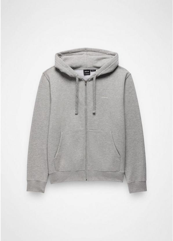 prAna Fleece Full Zip Hoodie, Color: Heather Grey, image 7