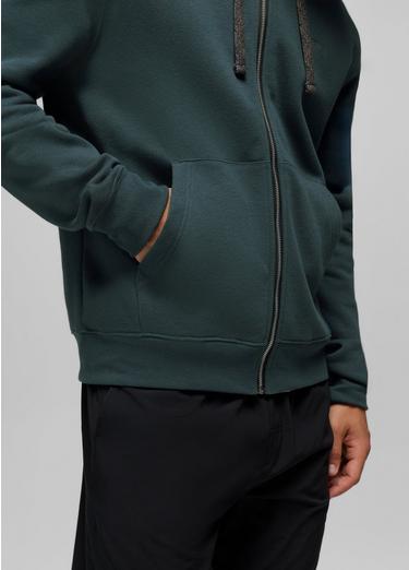 prAna Fleece Full Zip Hoodie, Color: Stormy Night, image 4