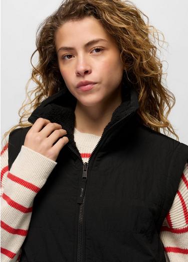 Encinitas Reversible Vest, Color: Black, image 3