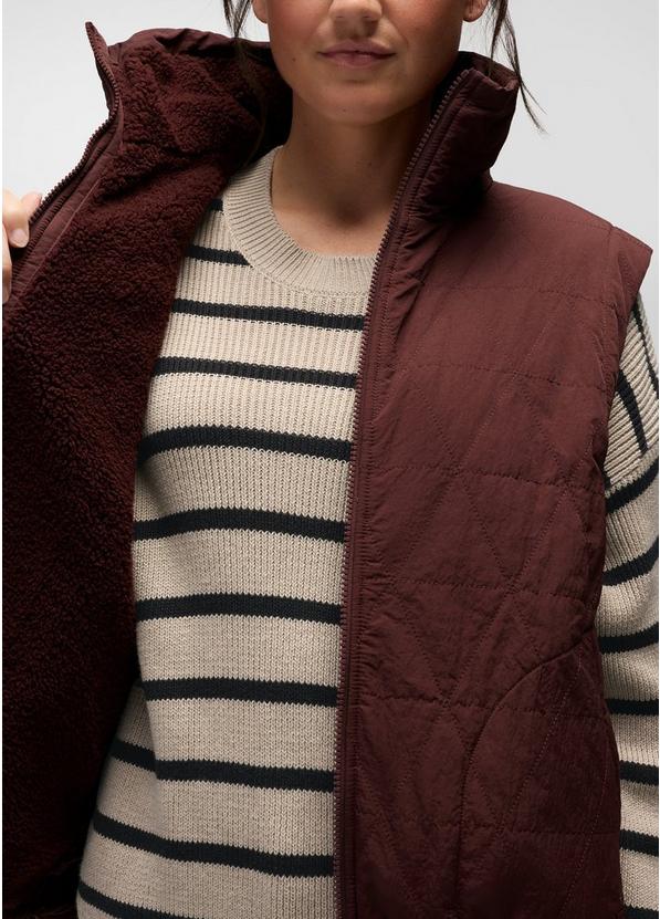 Encinitas Reversible Vest, Color: Cacao, image 5