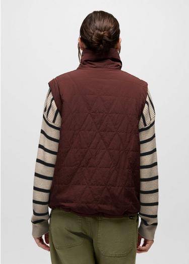 Encinitas Reversible Vest, Color: Cacao, image 2