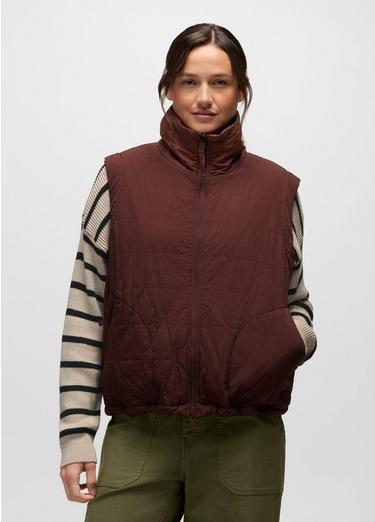 Encinitas Reversible Vest, Color: Cacao, image 1