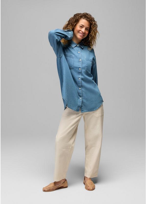 Mountain Maven Denim Shirt, Color: Blue Denim, image 5