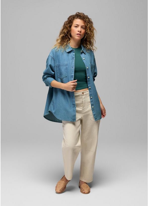 Mountain Maven Denim Shirt, Color: Blue Denim, image 6