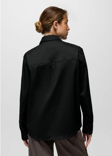 Stretch Zion Long Sleeve Button Up, Color: Black, image 10
