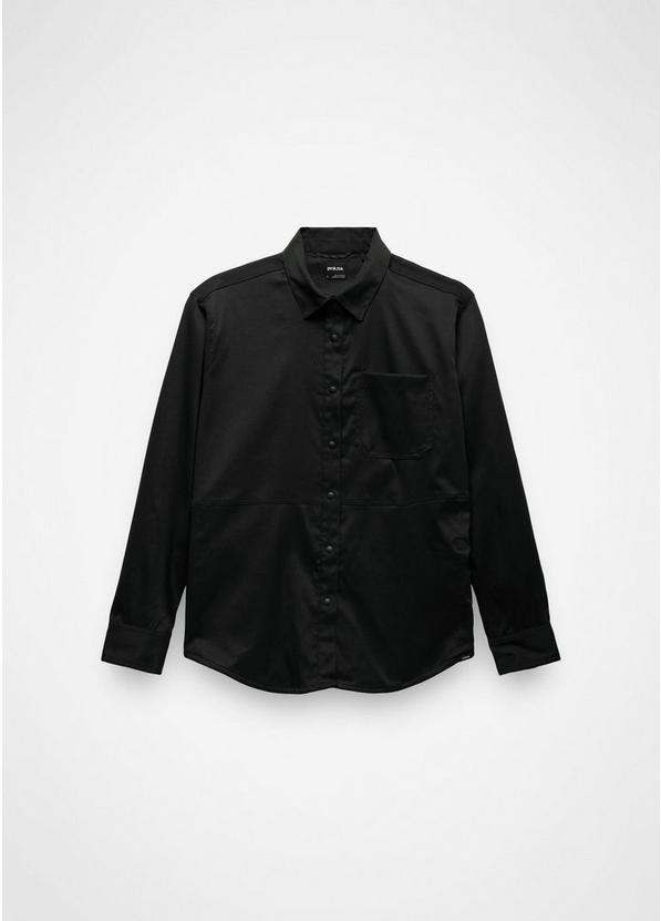 Stretch Zion Long Sleeve Button Up, Color: Black, image 5