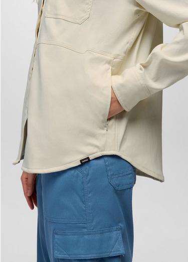 Stretch Zion Long Sleeve Button Up, Color: Beach Pebble, image 8