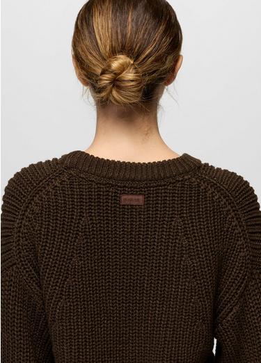 Sunday River Crewneck Sweater, Color: Dark Roast, image 4