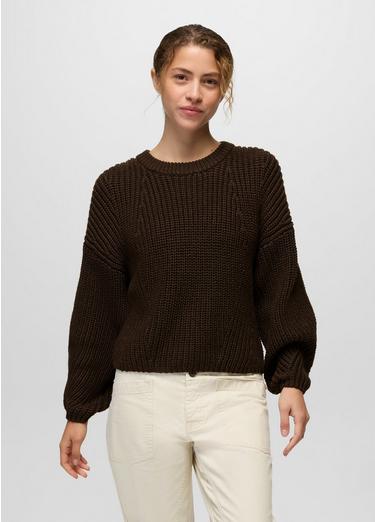 Sunday River Crewneck Sweater, Color: Dark Roast, image 1