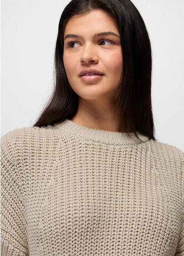 Sunday River Crewneck Sweater, Color: Beach Pebble, image 15