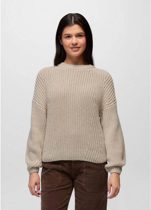 Sunday River Crewneck Sweater, Color: Beach Pebble, image 1