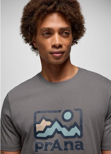 prAna South Ridge Graphic Tee, Color: Pewter, image 7