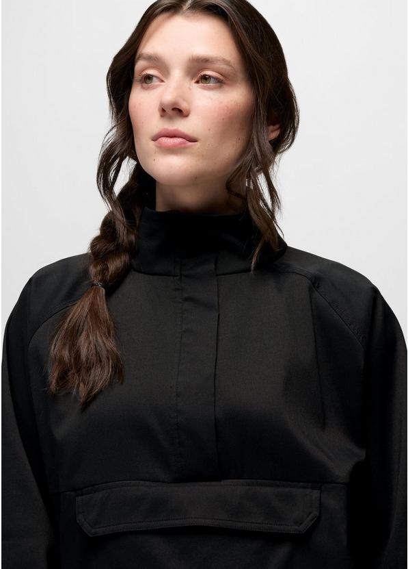 Stretch Zion Half Zip Popover, Color: Black, image 3