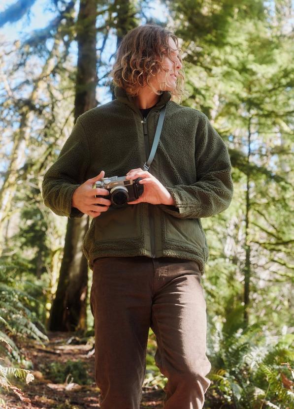 Encinitas Reversible Jacket, Color: Cargo Green, image 8