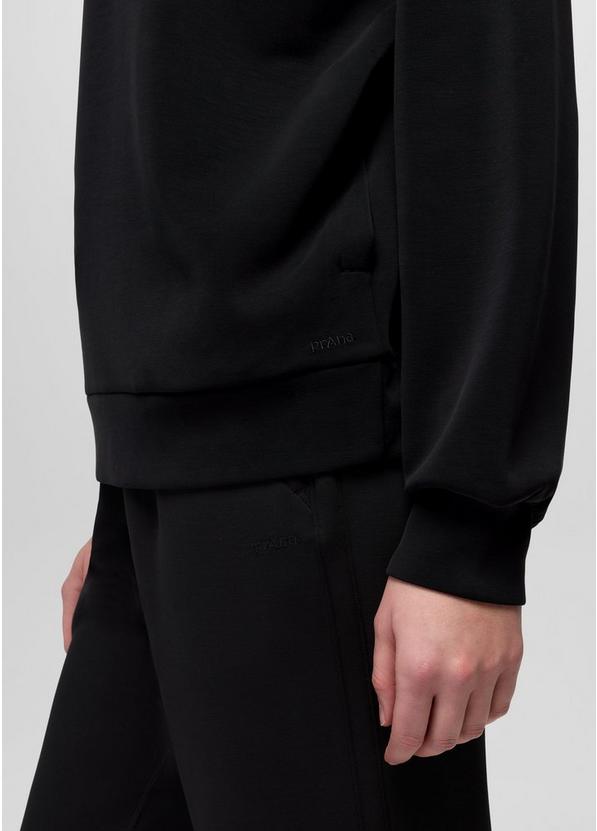 Shea Soft Relaxed Half Zip, Color: Black, image 4