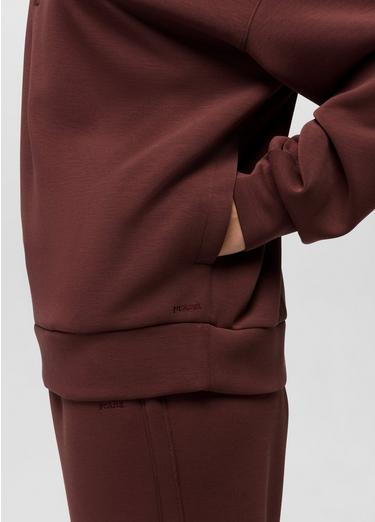 Shea Soft Relaxed Half Zip, Color: Cacao, image 12