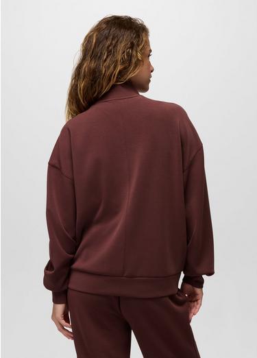 Shea Soft Relaxed Half Zip, Color: Cacao, image 10