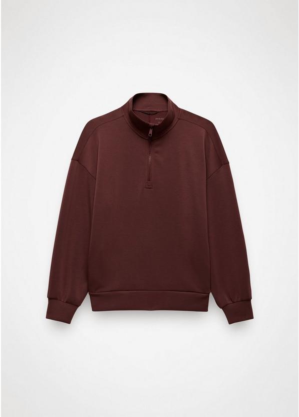 Shea Soft Relaxed Half Zip, Color: Cacao, image 6
