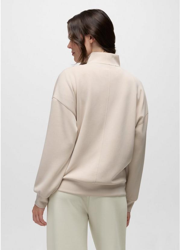 Shea Soft Relaxed Half Zip, Color: Almond, image 2