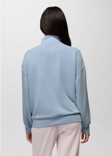 Shea Soft Relaxed Half Zip, Color: Glacier Skies, image 14