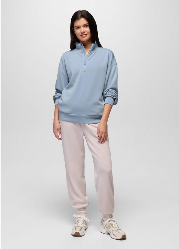 Shea Soft Relaxed Half Zip, Color: Glacier Skies, image 5