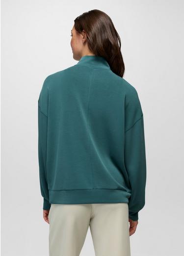 Shea Soft Relaxed Half Zip, Color: Coast, image 6