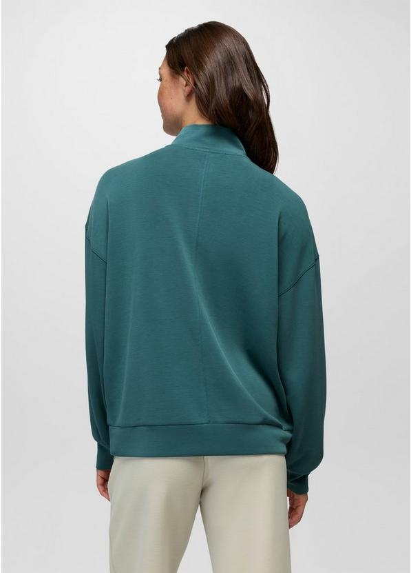 Shea Soft Relaxed Half Zip, Color: Coast, image 2