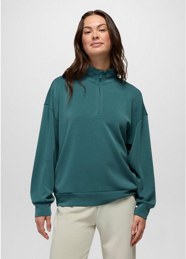 Shea Soft Relaxed Half Zip, Color: Coast, image 1