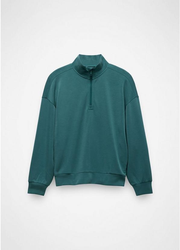 Shea Soft Relaxed Half Zip, Color: Coast, image 6