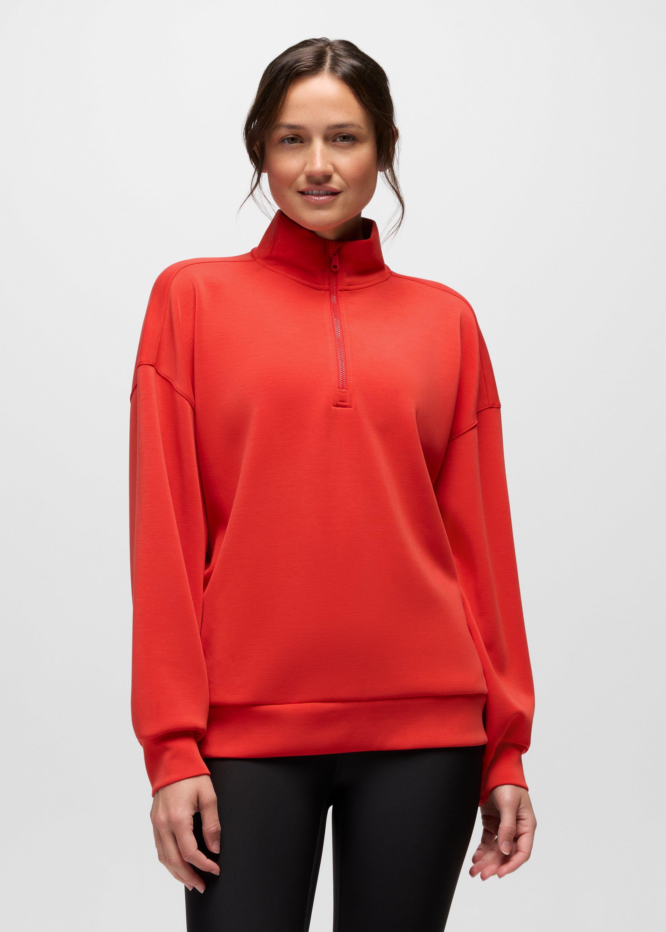 Women's prAna Shea Soft Relaxed Half Zip Hoodie