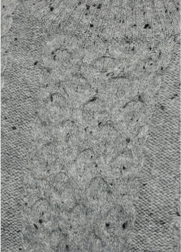 Amber Mountain Cable Sweater, Color: Heather Grey, image 5