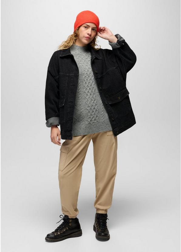Amber Mountain Cable Sweater, Color: Heather Grey, image 6