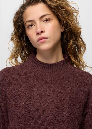 Amber Mountain Cable Sweater, Color: Cacao, image 15